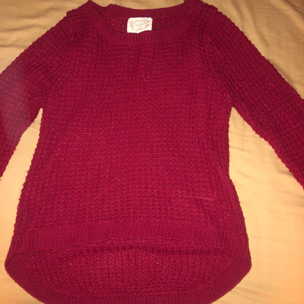 Red sweater
